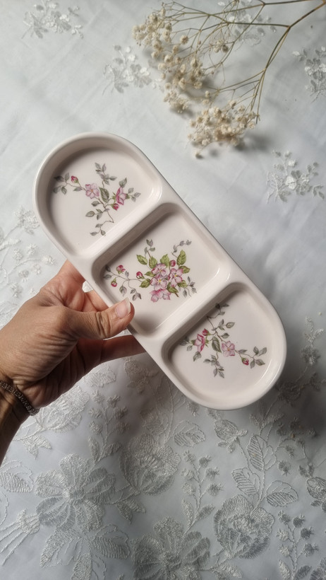 مزه خوری سه خانه سرامیکی دست ساز