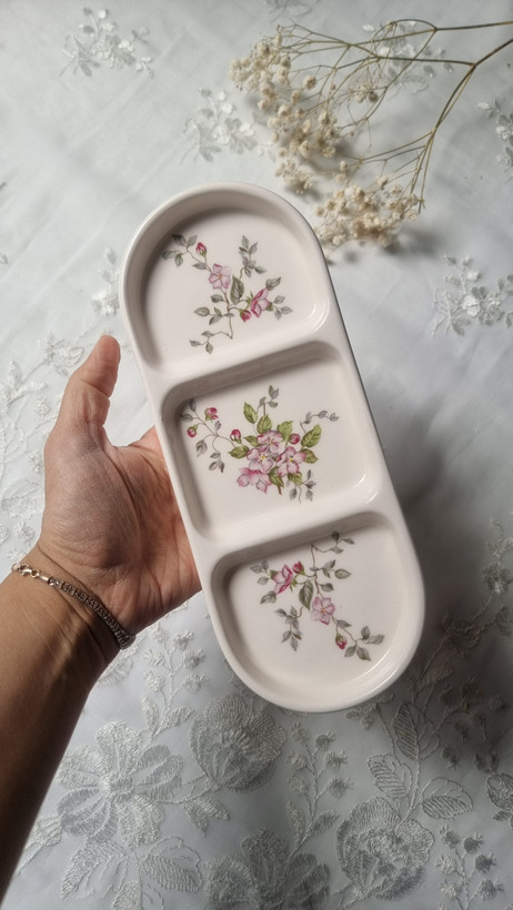 مزه خوری سه خانه سرامیکی دست ساز