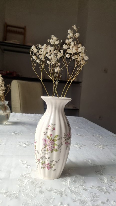 گلدان سرامیکی شکوفه ریز دست ساز