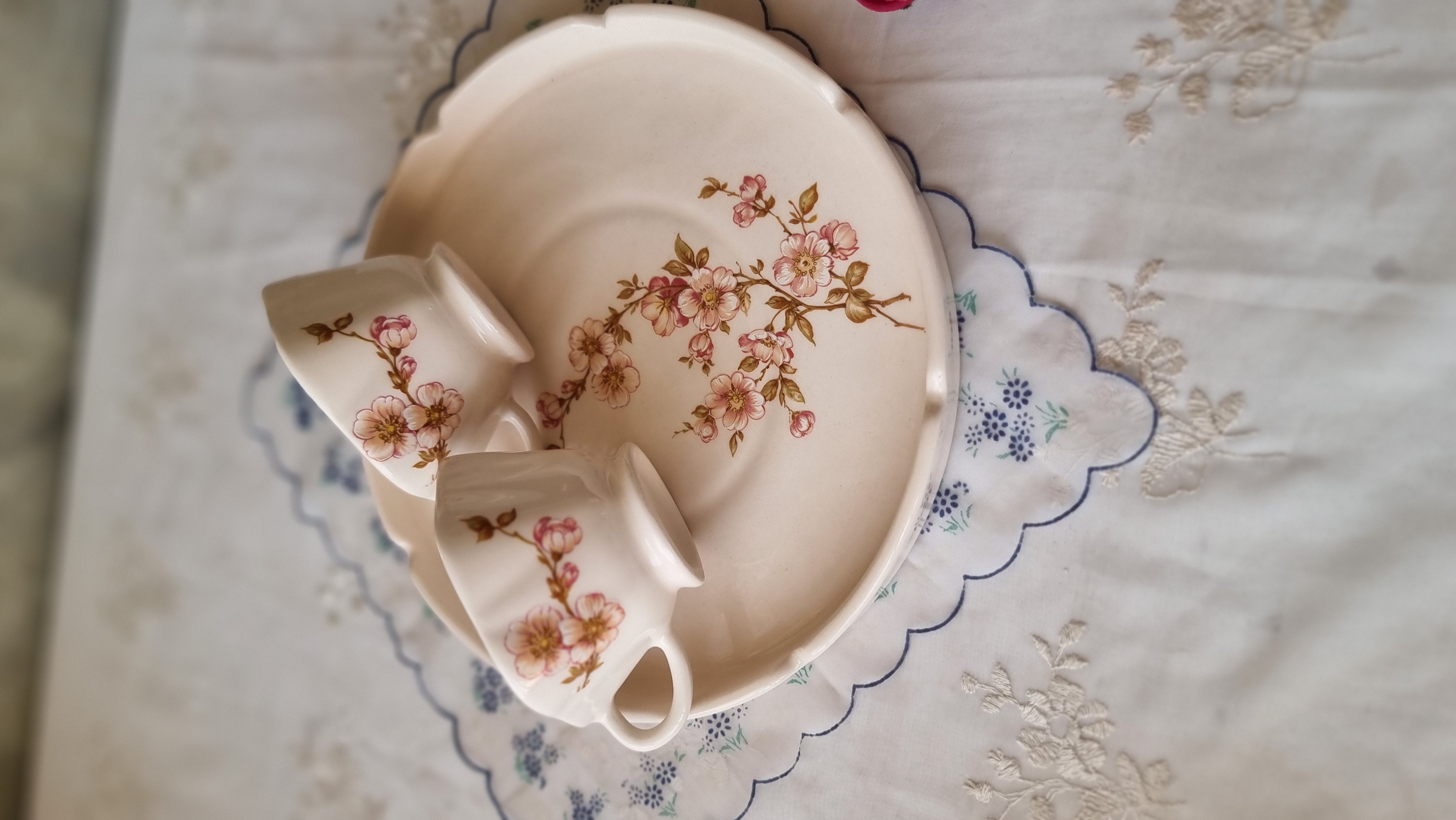 ست  چای خوری  دو نفره سرامیکی دست ساز