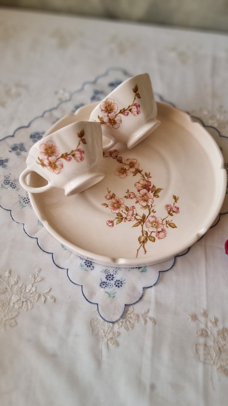ست چای خوری دو نفره سرامیکی دست ساز