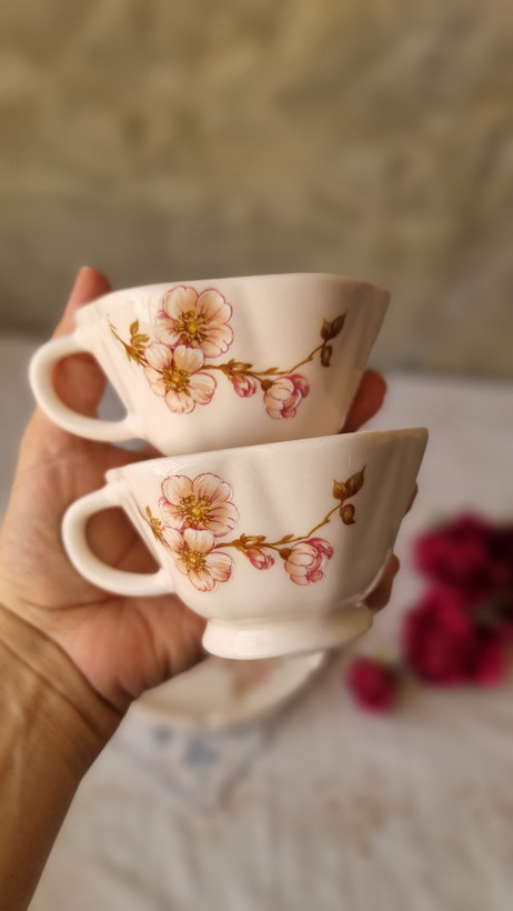 ست چای خوری دو نفره سرامیکی دست ساز