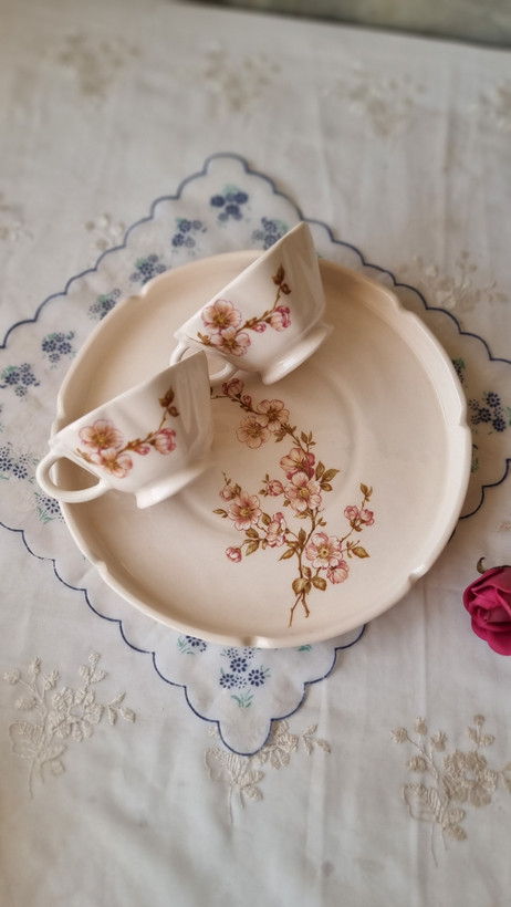 ست چای خوری دو نفره سرامیکی دست ساز